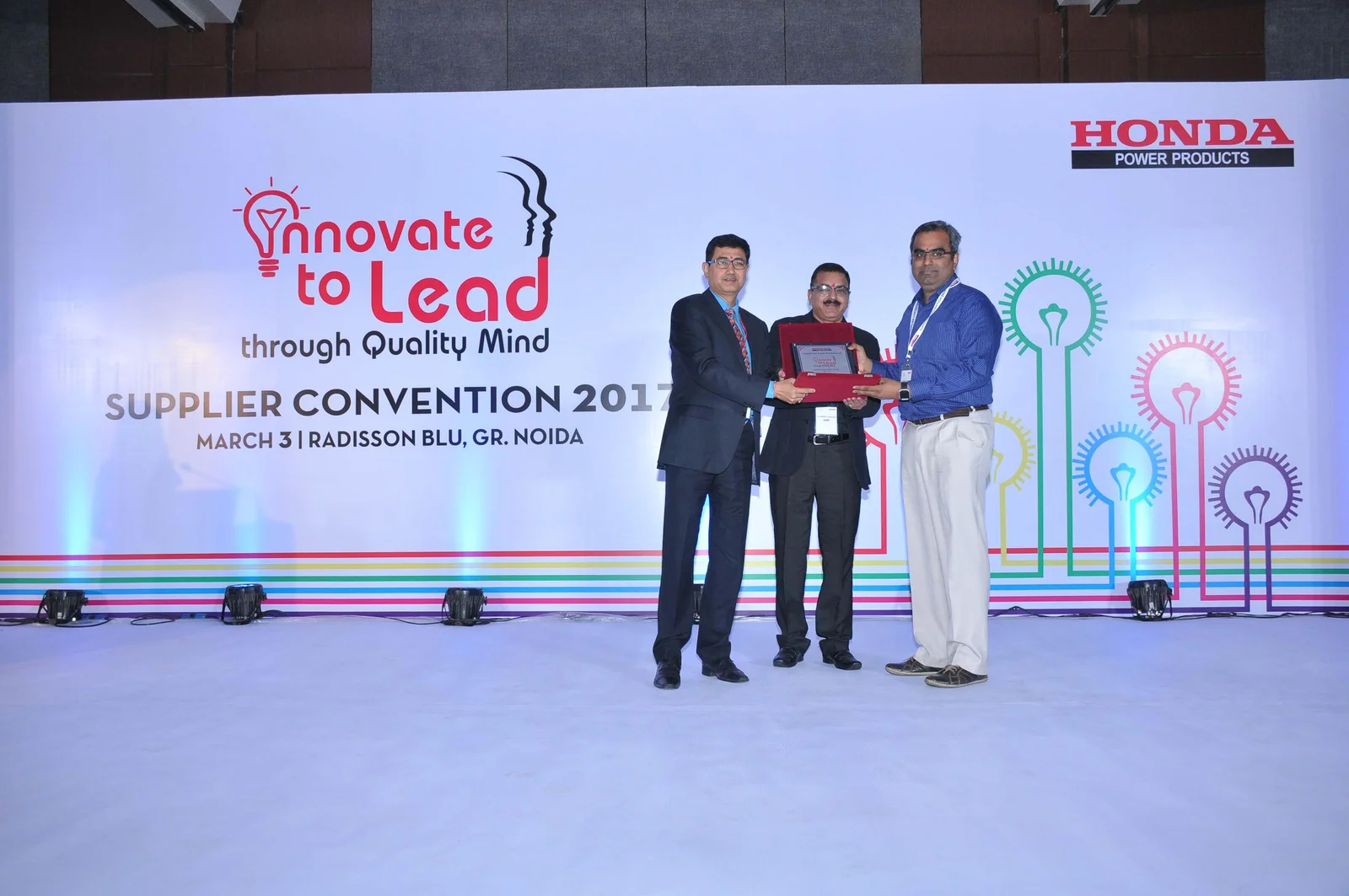 Supplier Performance Award 2017 from HONDA